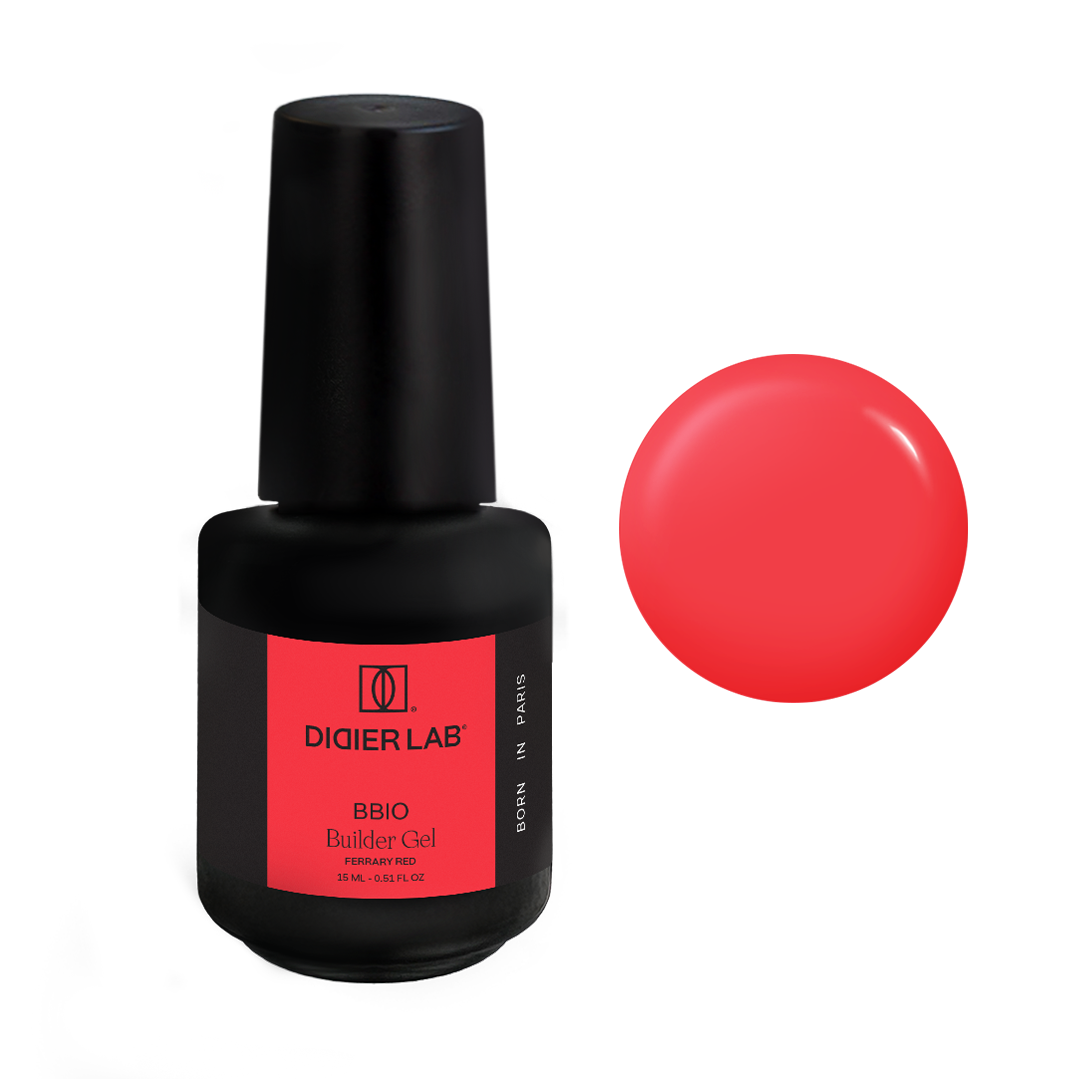 Builder Gel BBIO, Didier Lab, Ferrary Red, HEMA and TPO free, 15ml