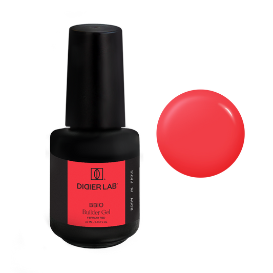 Builder Gel BBIO, Didier Lab, Ferrary Red, HEMA and TPO free, 15ml