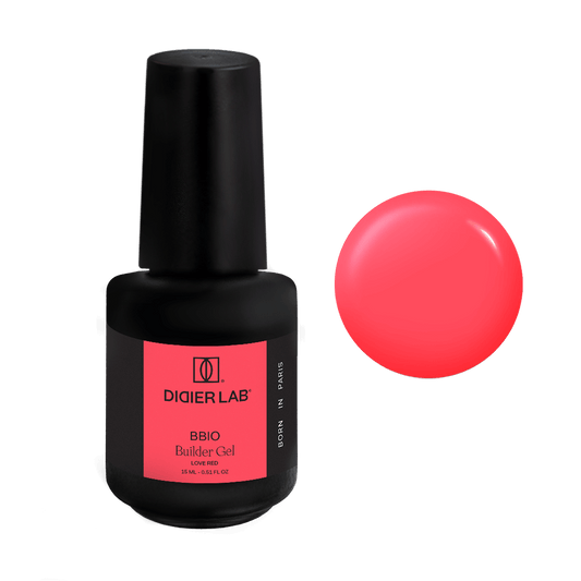 Builder Gel BBIO, Didier Lab, Love Red, HEMA and TPO free, 15ml