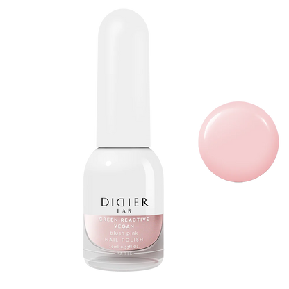 Green Reactive Vegan Nail Polish, Didier Lab, Blush Pink, 10 ml