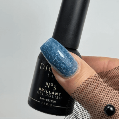 Gel Polish Brillant NEON, Didier Lab, No. 5, HEMA and TPO free, 8 ml