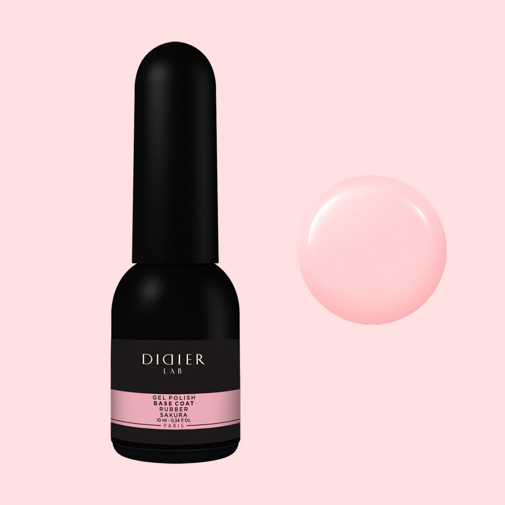 Gel Polish Rubber Base Coat, Sakura 10 ml