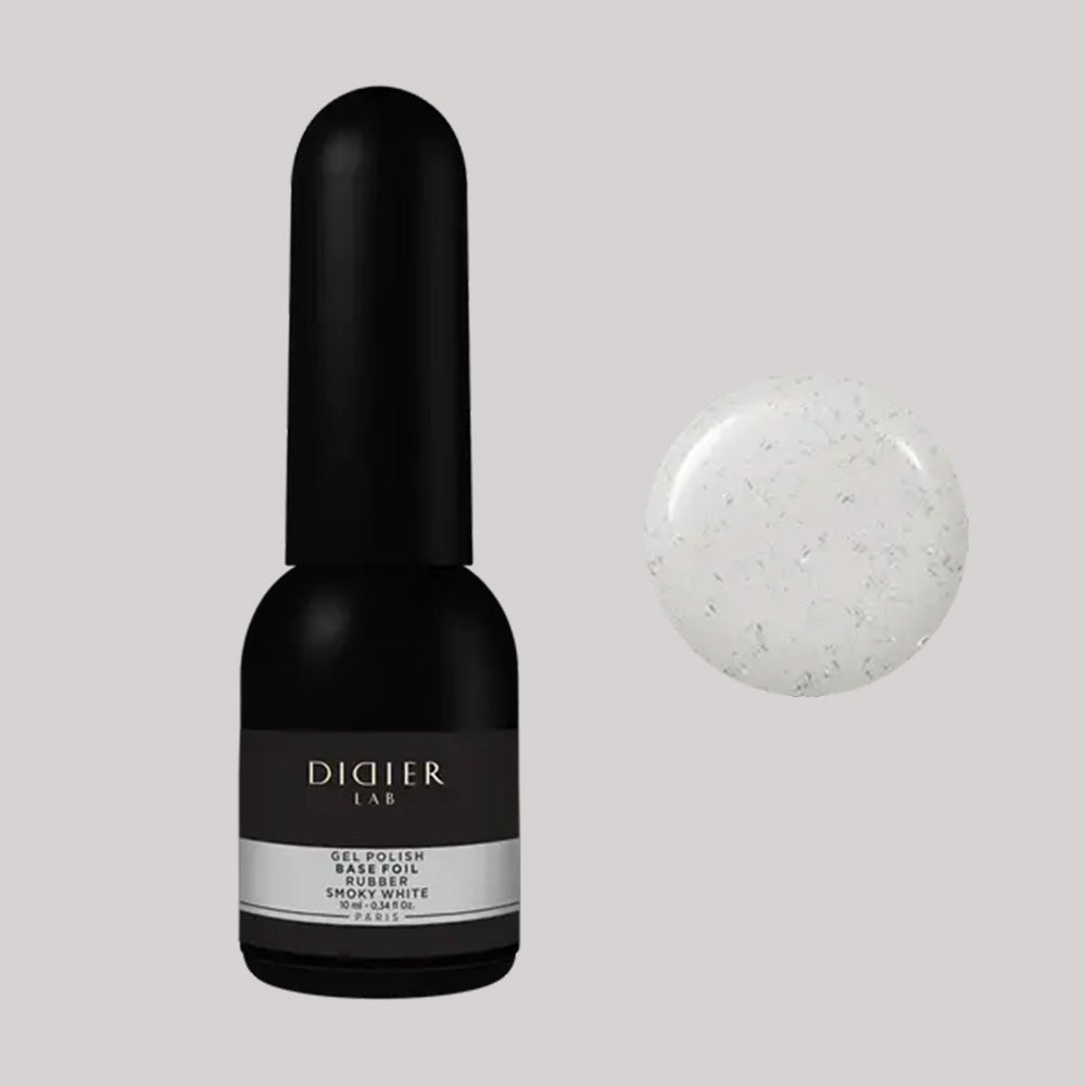 Gel Polish Rubber Base Foil, Smoky White 10 ml