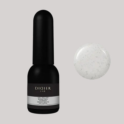 Gel Polish Rubber Base Foil, Smoky White 10 ml