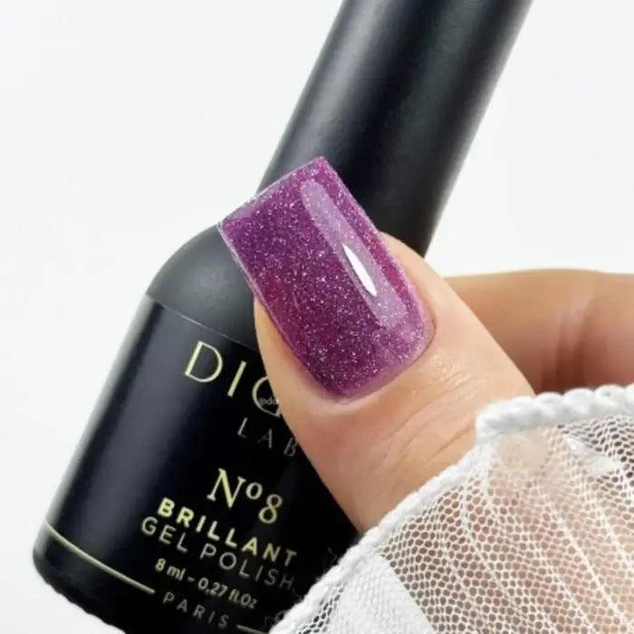 Gel Polish Brillant, Didier Lab, No. 8, HEMA and TPO free, 8 ml
