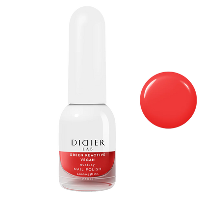 Green Reactive Vegan Nail Polish, Didier Lab, Ecstasy, 10 ml