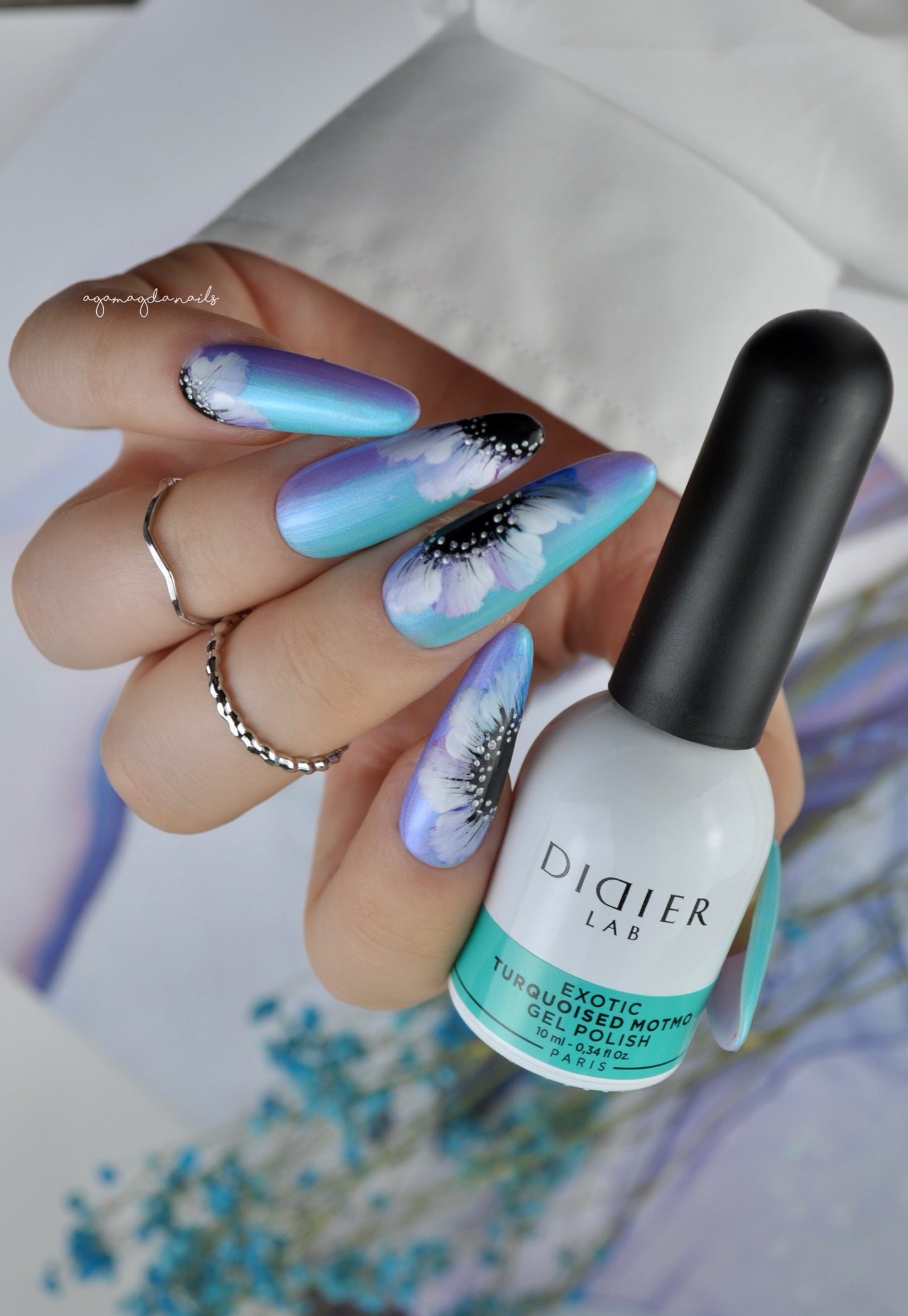Gel Polish Exotic, Didier Lab, Turquoised Motmo, 10 ml