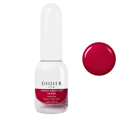 Green Reactive Vegan Nail Polish, Didier Lab, Impulse, 10 ml