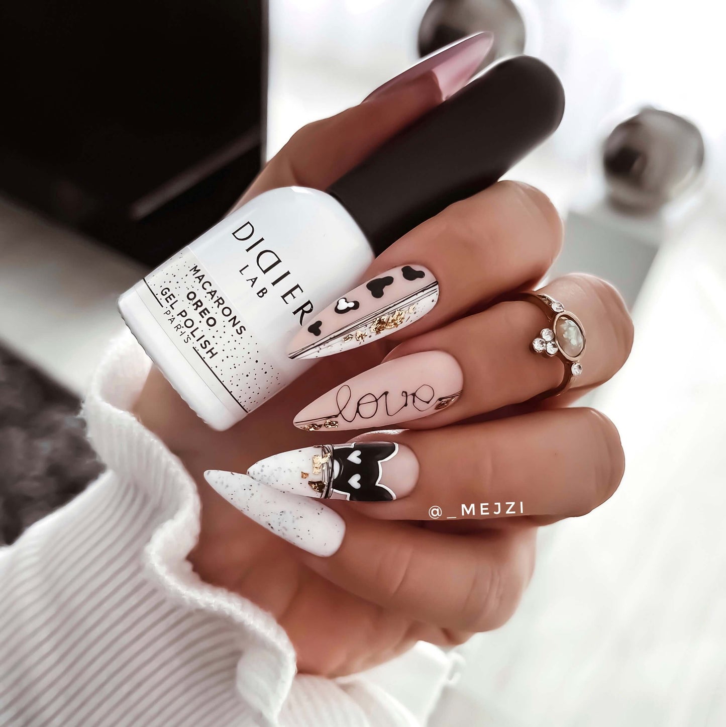 Gel Polish Macarons, Didier Lab, Oreo