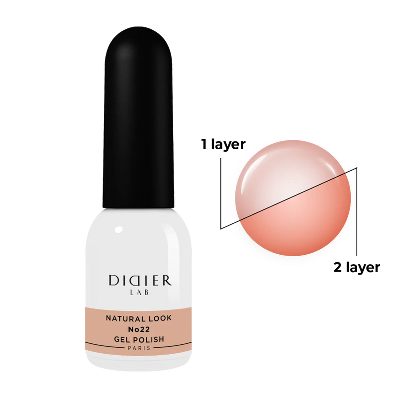 Gel Polish Natural look, Didier Lab, No. 22