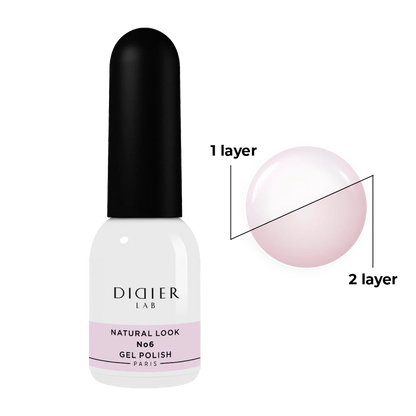 Gel Polish Natural look, Didier Lab, No. 6