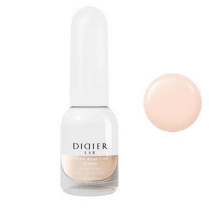 Green Reactive Vegan Nail Polish, Didier Lab, Never Stop, HEMA and TPO free, 10 ml