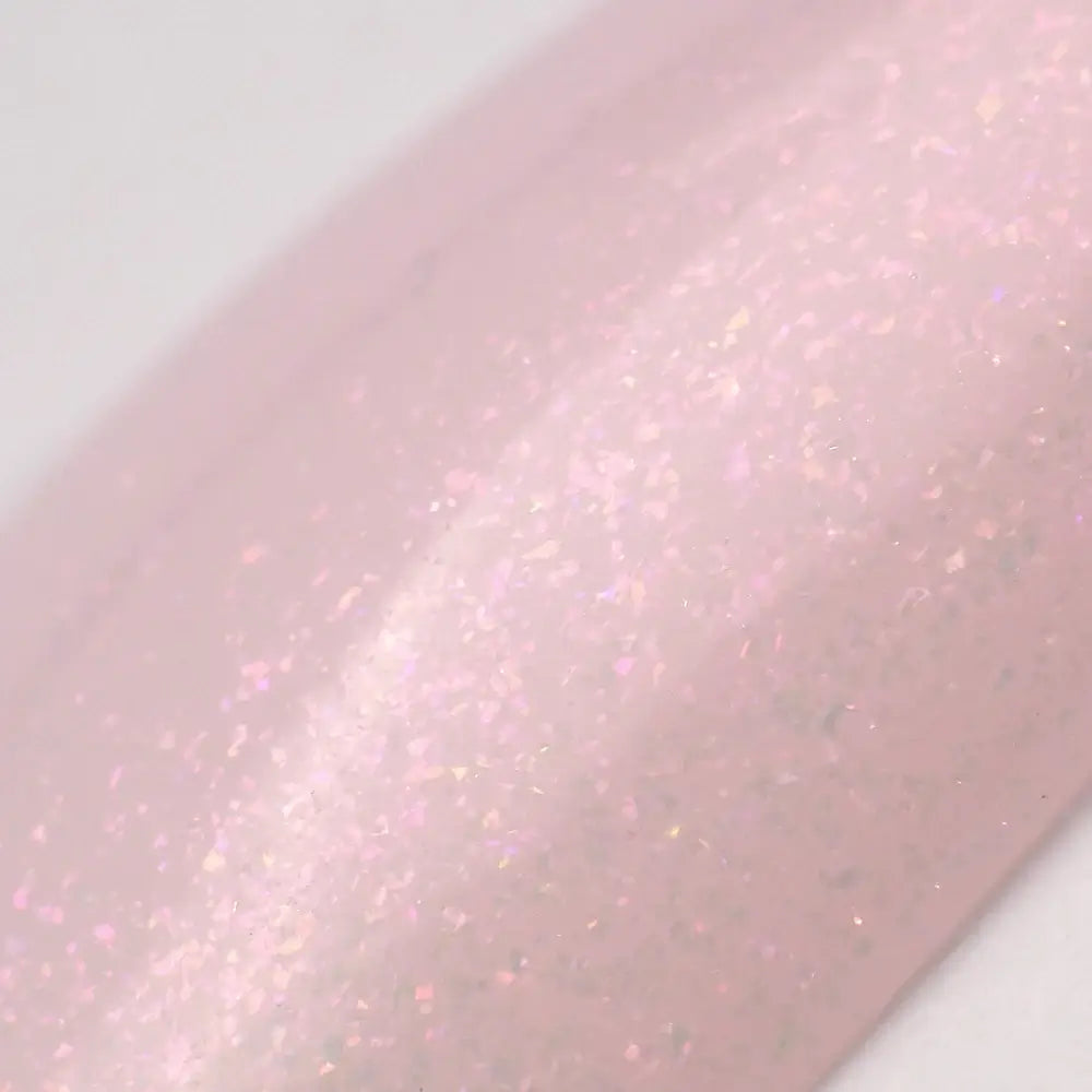 Gel polish Didier Lab, Glitter Top coat, Pink, HEMA AND TPO Free, 10 ml