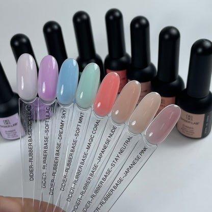 Gel Polish, Rubber Base Coat, Japanese Pink, HEMA and TPO Free, 10ml