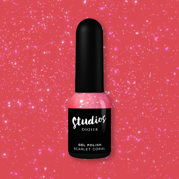 Gel polish Studios, Scarlet Coral, TPO free, 8ml