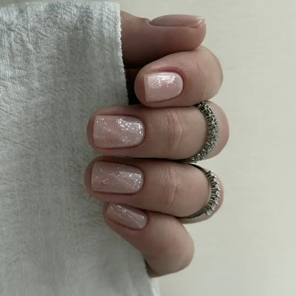 Gel polish Didier Lab, Glitter Top coat, silver, 10 ml