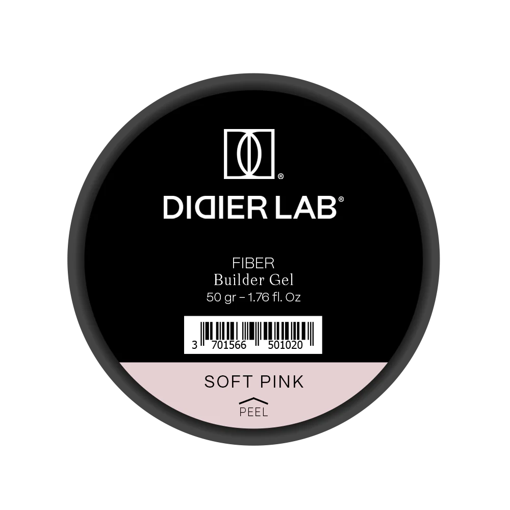 Fiber Builder Gel Didier Lab, Soft Pink, 50g