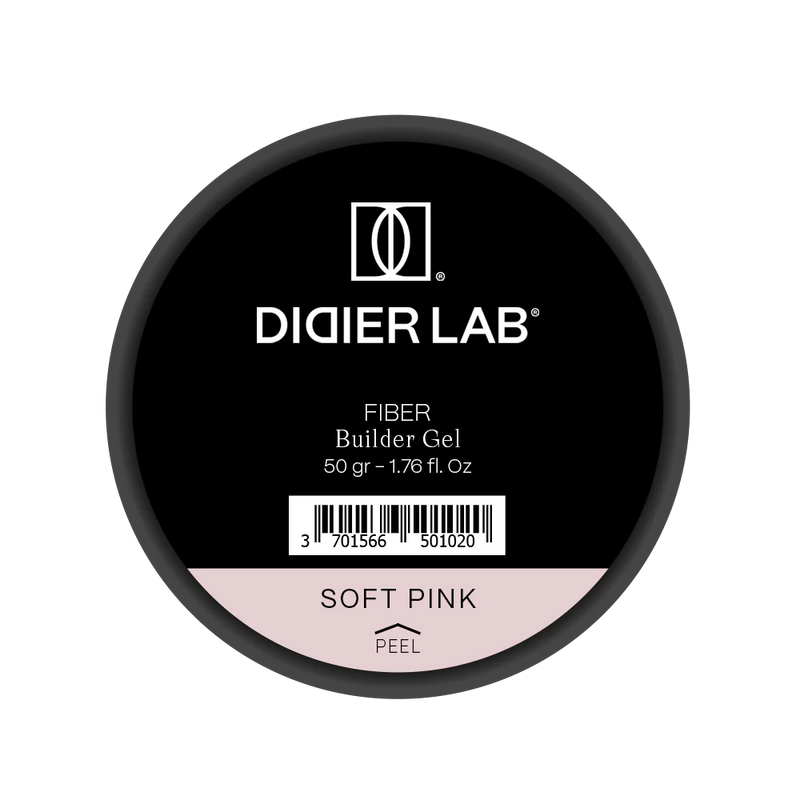 Fiber Builder Gel Didier Lab, Soft Pink, 50g