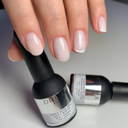 Fiber Base Coat, Didier Lab, Soft White, 10 ml