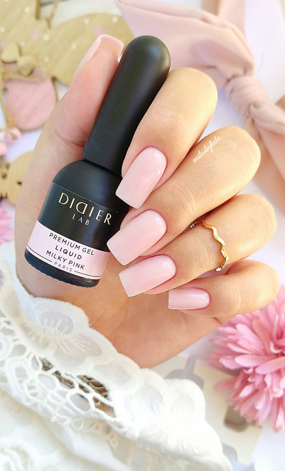 Premium Gel Liquid, Didier Lab, milky pink, 10 ml