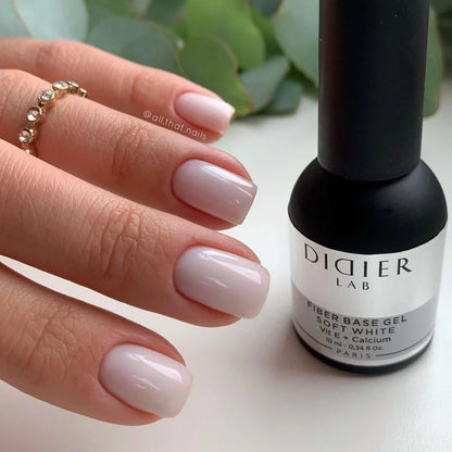 Fiber Base Coat, Didier Lab, Soft White, 10 ml