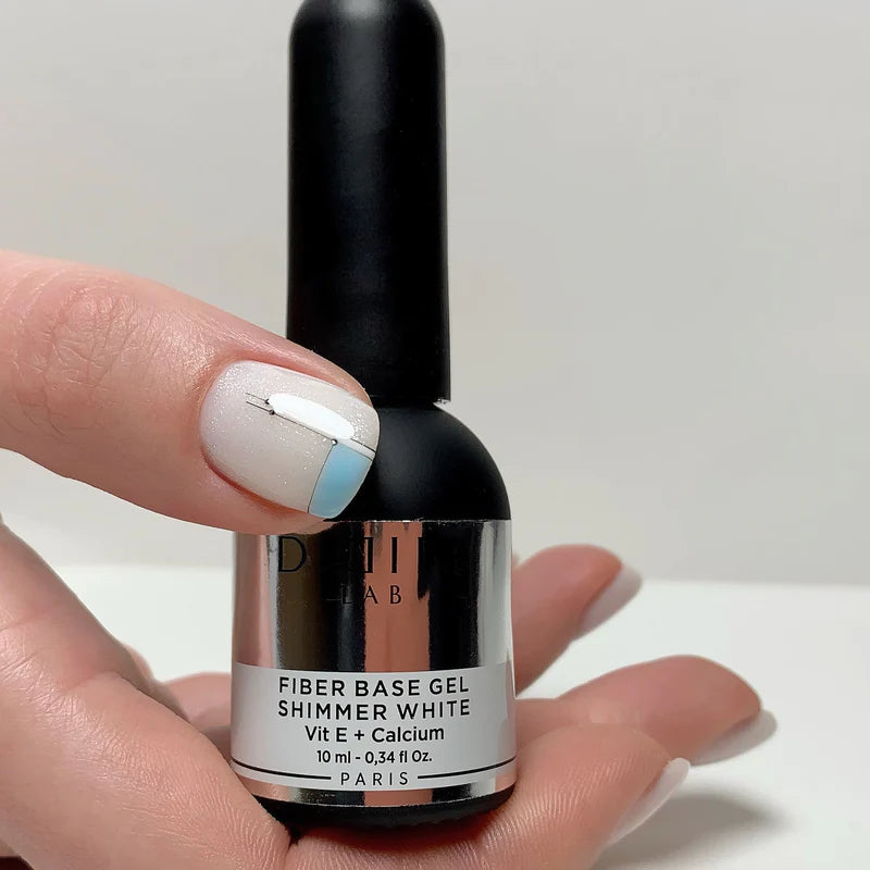 Fiber Base Coat, Didier Lab, Shimmer White, 10 ml