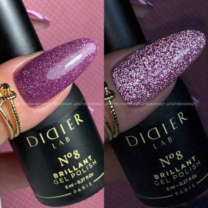 Gel Polish Brillant, Didier Lab, No. 8, 8 ml