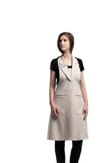 Apron "Dider Lab", Black/Beige