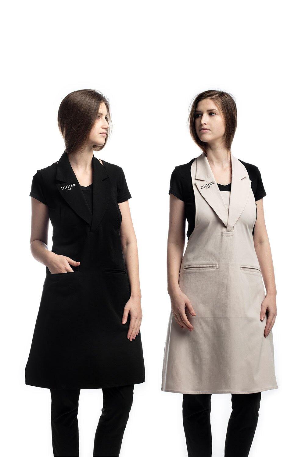 Apron "Dider Lab", Black/Beige