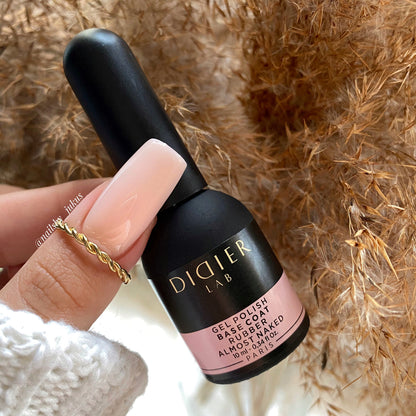 Gel Polish Rubber Base Coat, Almost Naked 10 ml