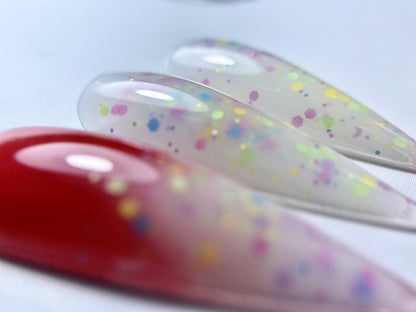 Gel Polish Confetti, Didier Lab, Pale