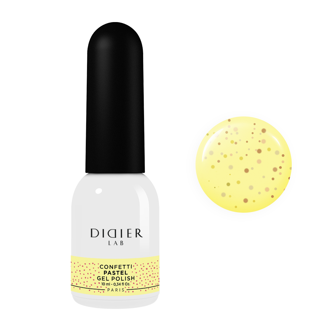 Gel Polish Confetti, Didier Lab, Pastel