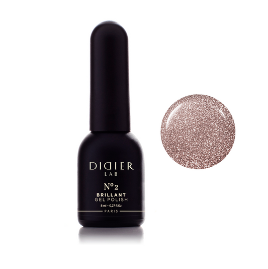 Gel Polish Brillant, Didier Lab, No. 2, HEMA and TPO free, 8 ml