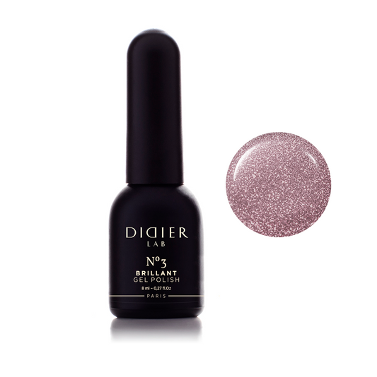 Gel Polish Brillant, Didier Lab, No. 3, HEMA and TPO free, 8 ml