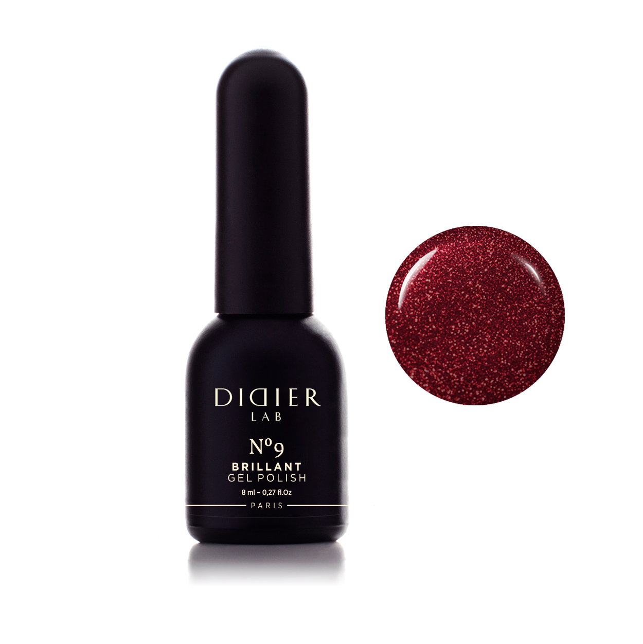 Gel Polish Brillant, Didier Lab, No. 9, 8 ml