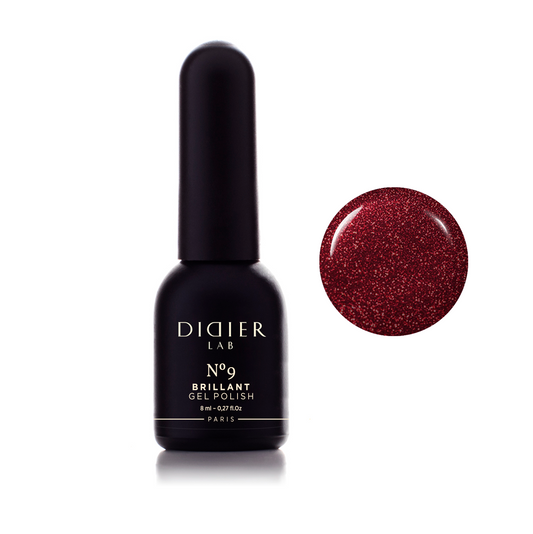 Gel Polish Brillant, Didier Lab, No. 9, HEMA and TPO free, 8 ml