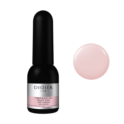 Fiber Base Coat, Didier Lab, Milky Pink, 10 ml