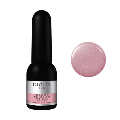 Fiber Base Coat, Didier Lab, Shimmer Nude, 10 ml