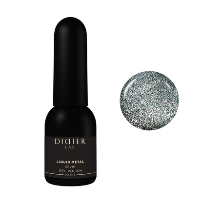 Gel Polish "Didier Lab" Liquid Metal, Silver