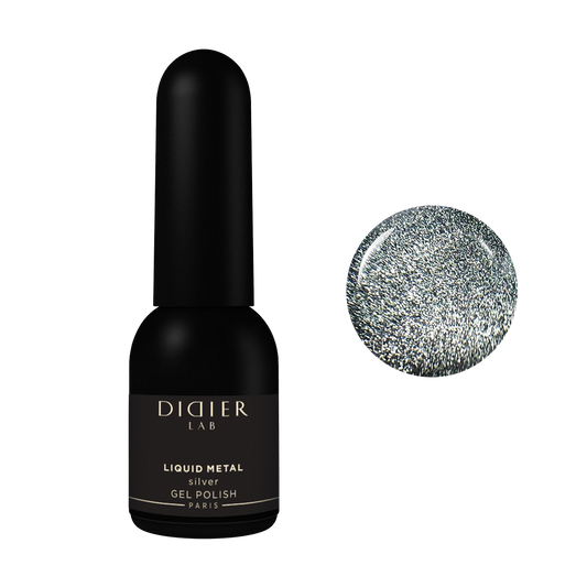 Gel Polish "Didier Lab" Liquid Metal, Silver, HEMA and TPO free