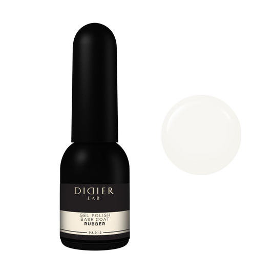 Gel Polish Rubber Base Coat, Didier Lab, Transparent, 10 ml