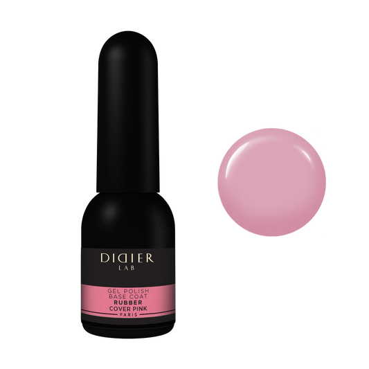 Gel polish, Rubber base coat, Cover Pink, 10ml - LABORATOIRES DIDIER