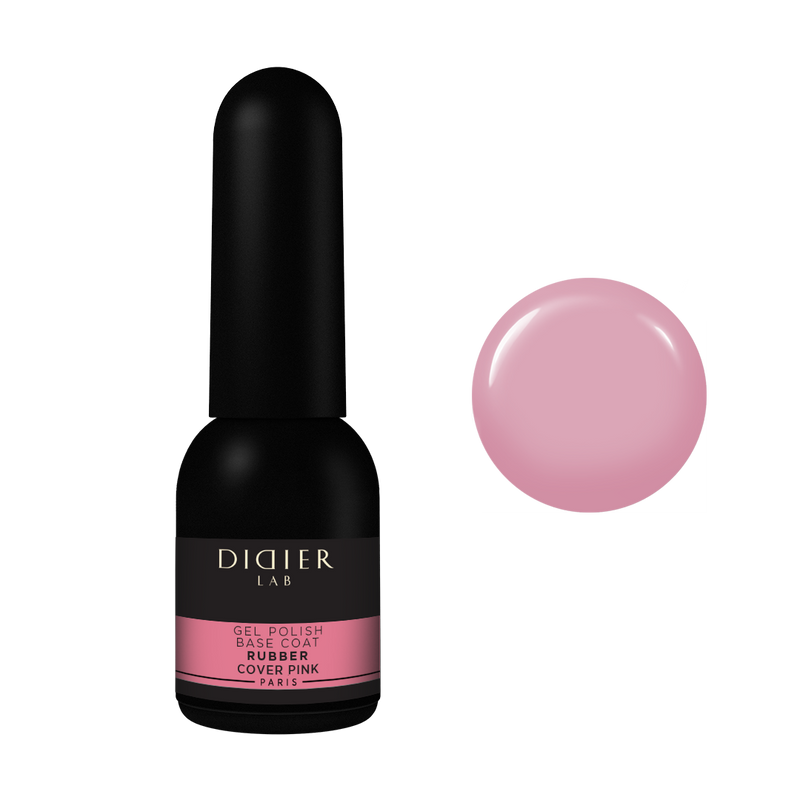 Gel polish Rubber base coat Cover Pink 10ml Didier Lab UK