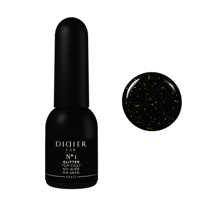 Gel Polish Top Coat, Didier Lab, Glitter No. 1