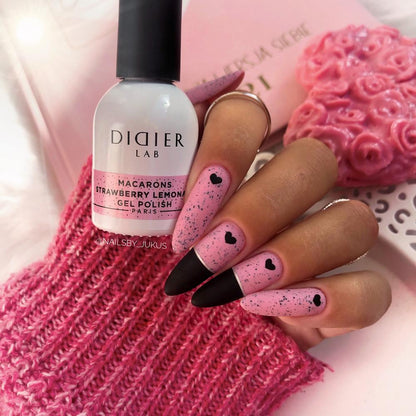 Macarons Gel Polish Didier Lab 'Strawberry Lemonade' - LABORATOIRES DIDIER