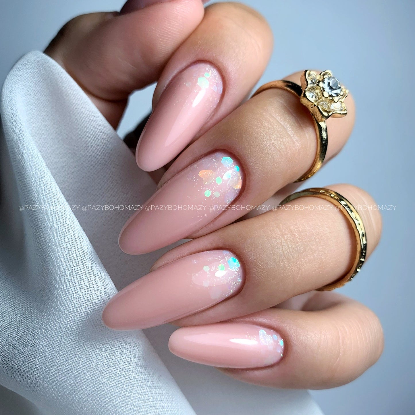 Gel Polish Rubber Base Coat, Creamy Purple 10 ml