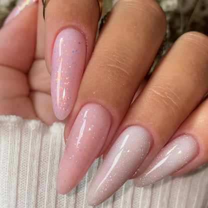 Gel Polish Rubber Base Foil, Powder Pink 10 ml