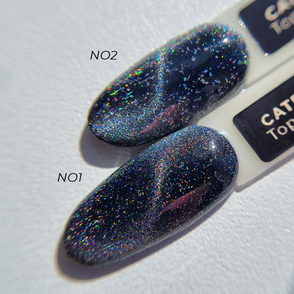 Gel Polish Top Coat No Wipe, Didier Lab, Cat Eye