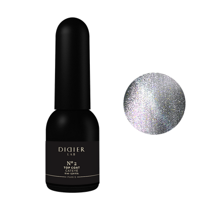 Gel Polish Top Coat No Wipe, Didier Lab, Cat Eye