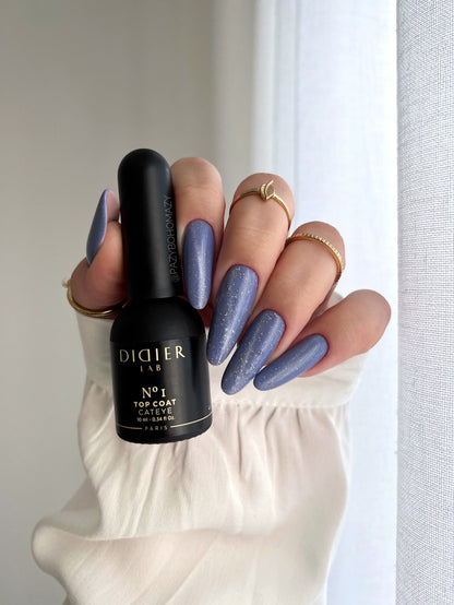 Gel Polish Top Coat No Wipe, Didier Lab, Cat Eye